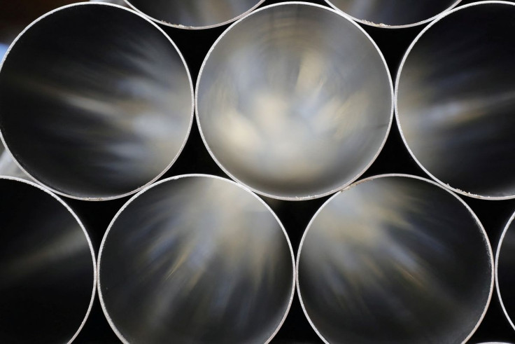 Stainless steel tubes are stored ready to be made into exhausts at the Eminox factory in Gainsborough, Britain October 30, 2018. Christopher Furlong/Pool via REUTERS