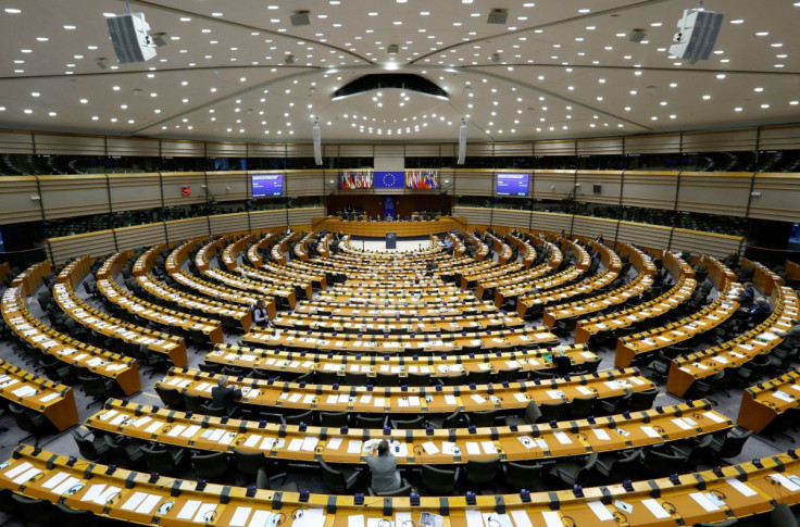 A general view of the hemicycle at the European Parliament in Brussels, Belgium, February 24, 2016.    