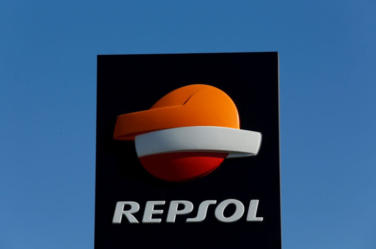 A Repsol logo at a petrol station in Bormujos near the Andalusian capital of Seville, southern Spain March 3, 2016.