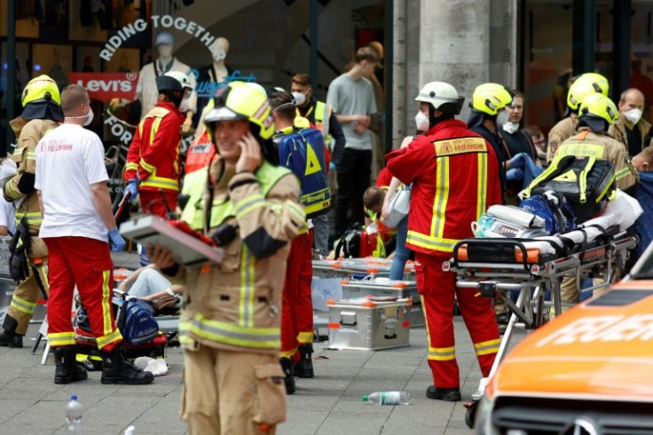Police said it was not clear whether the crash was intentional