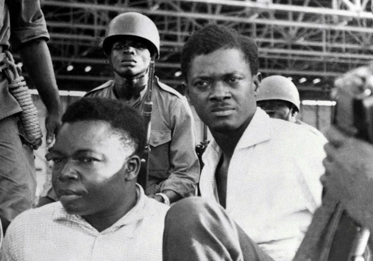 One of the last pictures of Congo's post-independence leader Patrice Lumumba, right. He and Joseph Okito, left, the vice president of the Senate, were arrested in Leopoldville, now Kinshasa, in December 1960. They were killed the following month