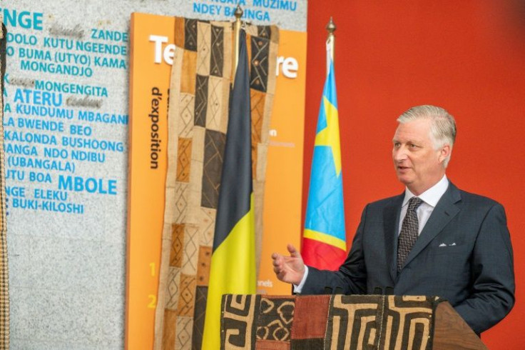 King Philippe visited DRC's national museum, where he handed over a mask the ethnic Suku group use in initiation rites