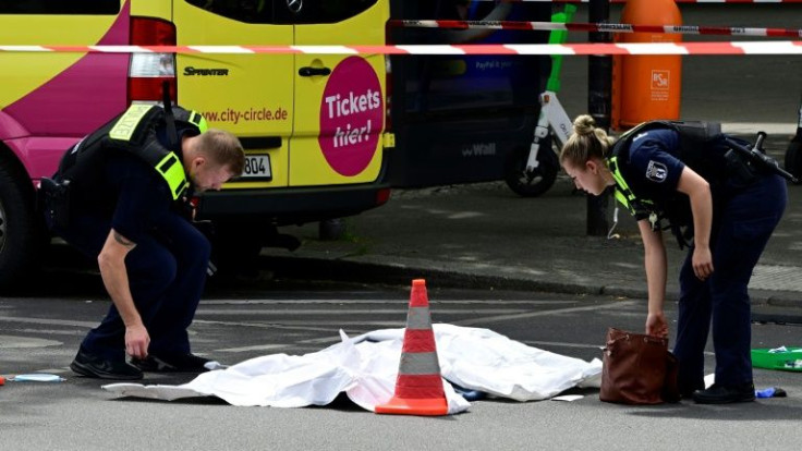 Eight people were taken to hospital -- five in a life-threatening condition, the fire service said