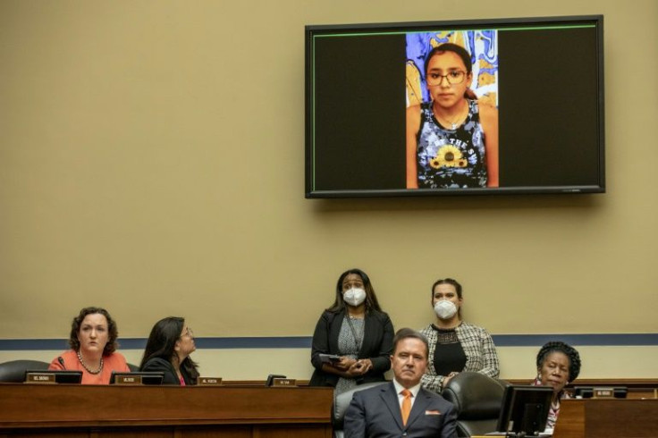 Miah Cerrillo, survivor and Fourth-Grade Student at Robb Elementary School in Uvalde, Texas, testifies to The House Oversight and Reform Committee on June 8, 2022 in Washington, DC