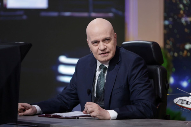 Slavi Trifonov, TV host and singer and leader of "There is Such a People" party is seen in this handout picture in Sofia, Bulgaria, November 30, 2020. Picture taken November 30, 2020. 7/8 TV/Handout via
