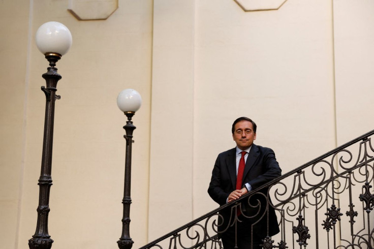 Spanish Foreign Minister Jose Manuel Albares poses for a portrait before an interview with Reuters in Madrid, Spain, June 7, 2022. Picture taken June 7, 2022.