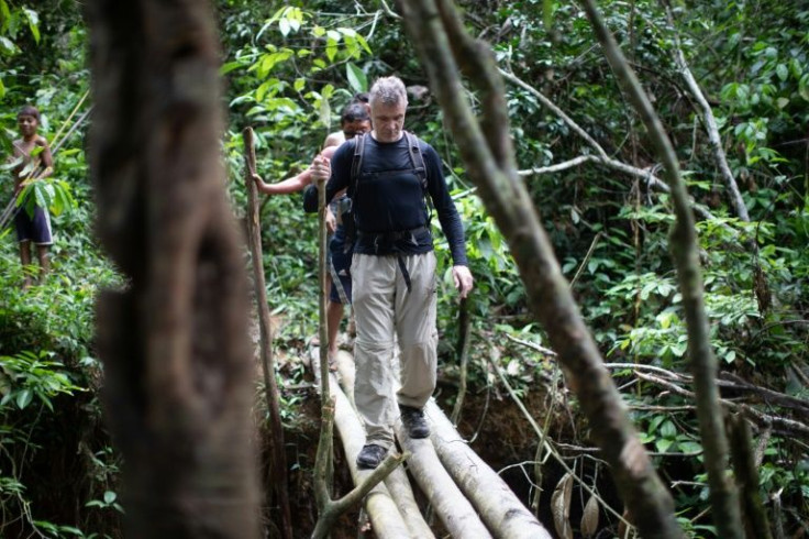 Veteran foreign correspondent Dom Phillips pictured in Aldeia Maloca Papiu in Brazil's Roraima State in November 2019 -- Phillips went missing along with respected indigenous expert Bruno Pereira while researching a book in the Brazilian Amazon