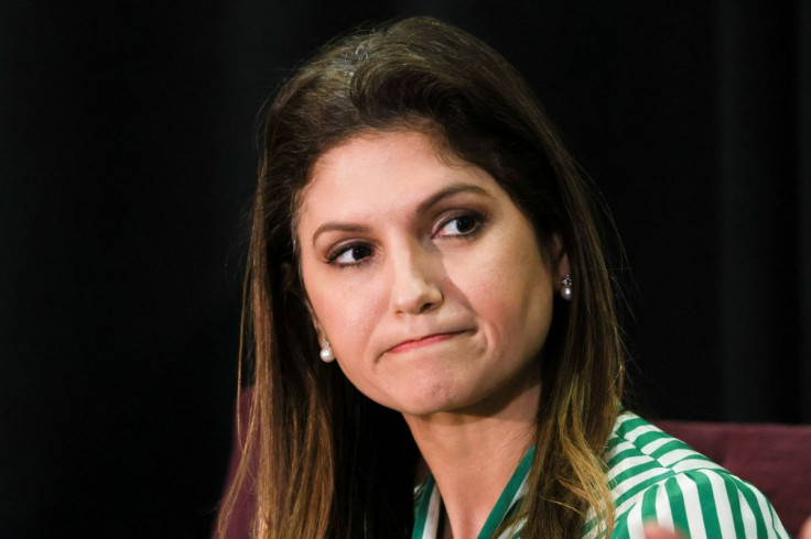 Panamanian Foreign Minister Erika Mouynes looks on, during a meeting with U.S. Secretary of State Antony Blinken (not pictured), as the ninth Summit of the Americas continues, in Los Angeles, California, U.S., June 8, 2022.