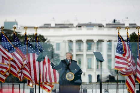 US President Donald Trump was accused of inciting an insurrection as he addressed supporters outside the White House on January 6, 2021