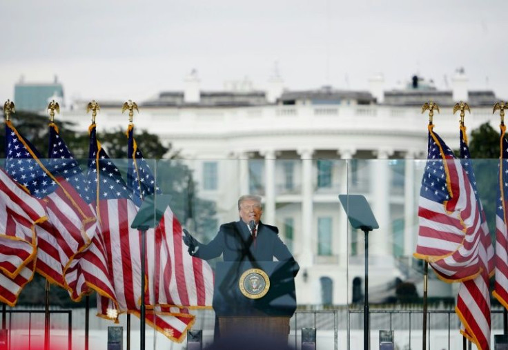 US President Donald Trump was accused of inciting an insurrection as he addressed supporters outside the White House on January 6, 2021