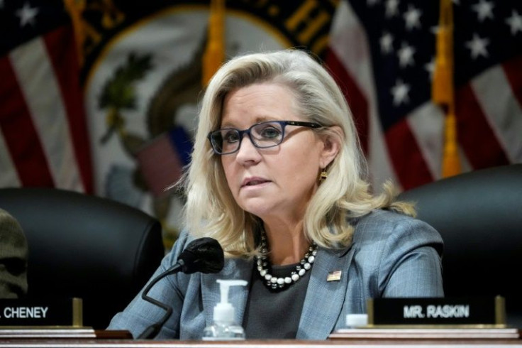 Congresswoman Liz Cheney, pictured at a meeting of the congressional probe into the insurrection, was once a star in the House Republican caucus