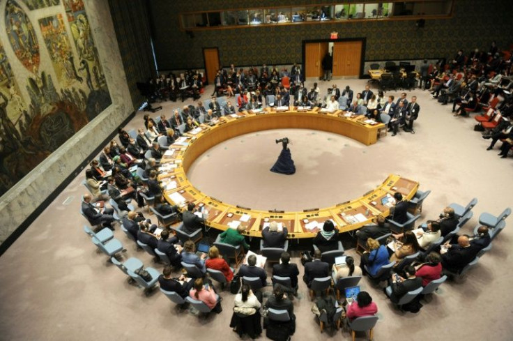 The UN Security Council during a debate in New York on May 19, 2022