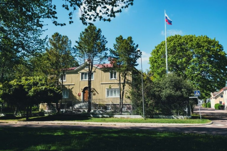 The Russian consulate in the main town of Mariehamn