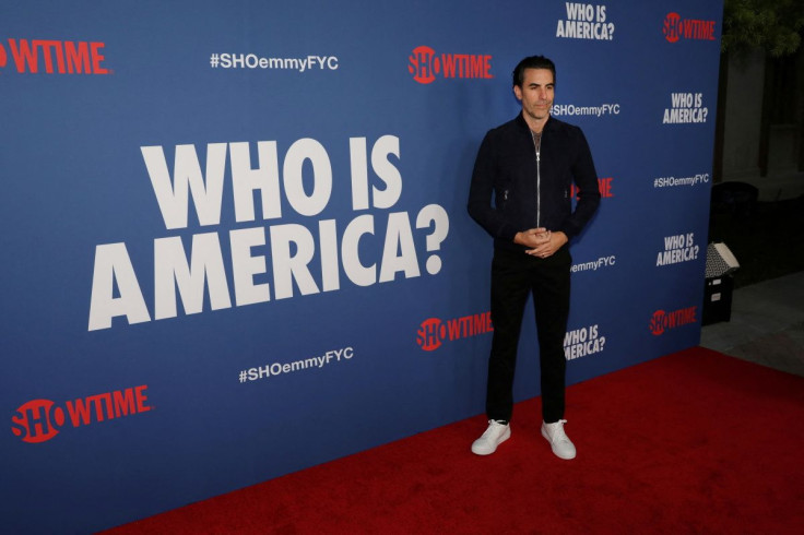Sacha Baron Cohen arrives at the premiere of red carpet event for the screening for the Showtime Series "Who Is America", moderated by Sarah Silverman in Los Angeles, California, U.S., May 15, 2019.
