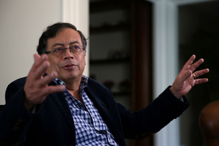Presidential Candidate Gustavo Petro for the political alliance 'Pacto Historico' speaks during an interview with Reuters in Bogota, Colombia June 10, 2022.