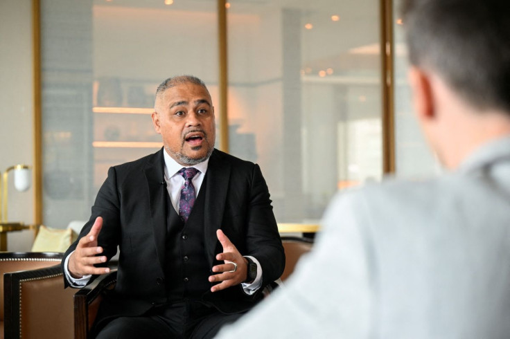 New Zealand's Minister of Defence Peeni Henare speaks during an interview with Reuters on the sidelines of the 19th Shangri-La Dialogue in Singapore June 11, 2022.