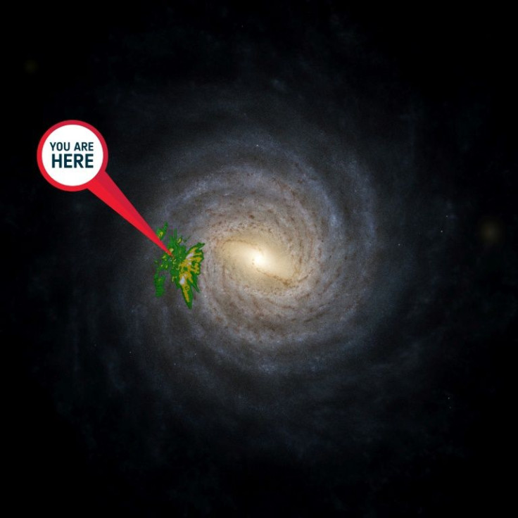 'You are here': A map of the Milky Way using Gaia's data