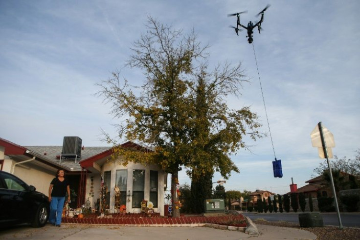 Retail rivals Walmart and Amazon are turning to aerial drones to quickly and efficiently get online orders to customers.