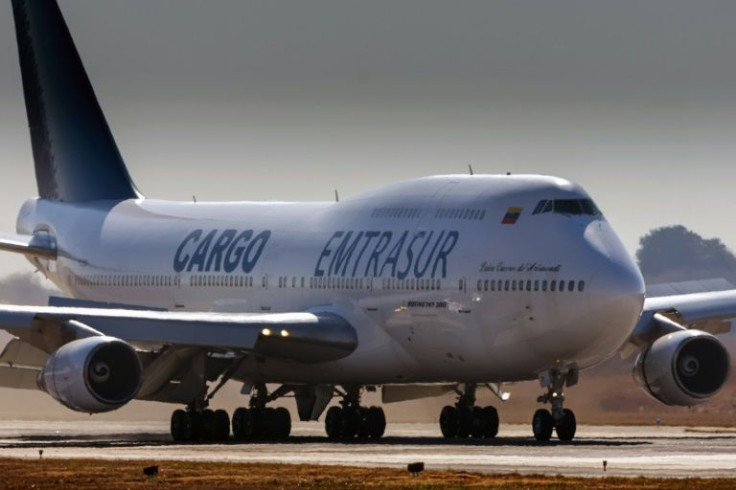 The Boeing 747 at Cordoba airport in Argentina