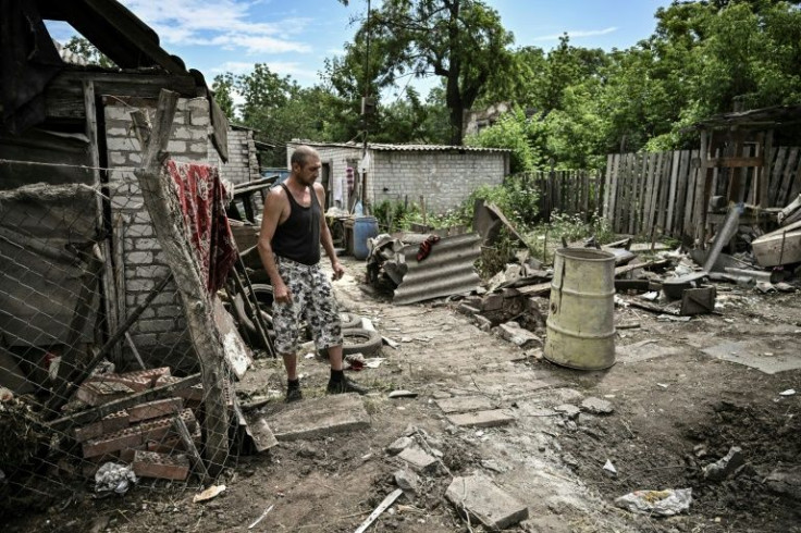 After months of shelling, the strategic city of Lysychansk in eastern Ukraine is massively damaged with no water, electricity or phone signal