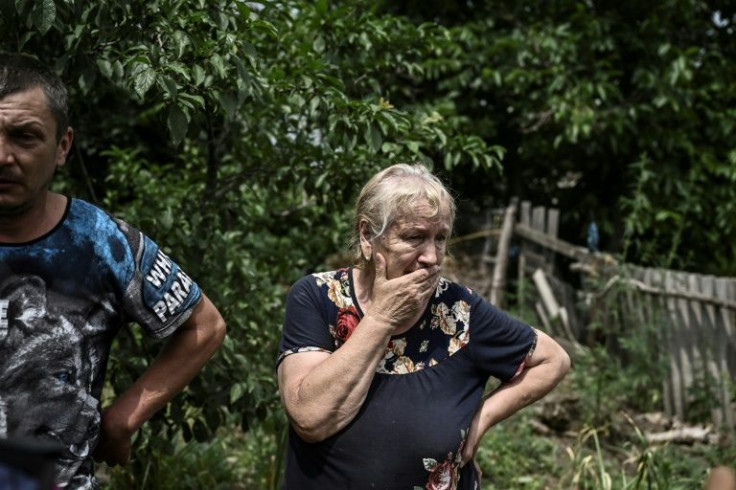 'They bomb and they bomb and we don't know what to do', said Lysychansk resident Yevgeniya Panicheva