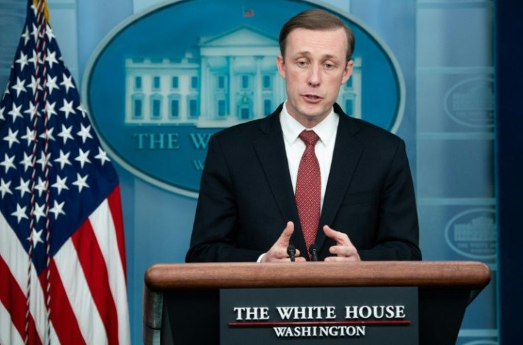 US National Security Adviser Jake Sullivan -- seen here at a White House press briefing in February 2022 -- met with his Chinese counterpart in Luxembourg on Monday, June 13, 2022 for "candid" exchanges