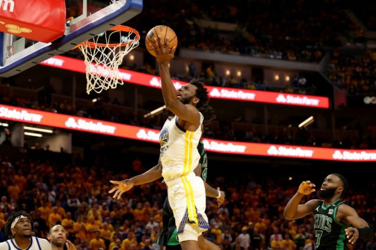 Andrew Wiggins inspired Golden State to victory over Boston to leave the Warriors one win away from a seventh NBA crown