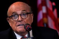 Former New York City Mayor Rudy Giuliani speaks about the 20th anniversary of the September 11, 2001 attacks, during an appearance on the John Catsimatidis radio show in New York City, New York, U.S., September 10, 2021.  