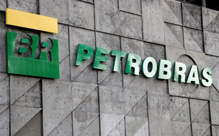 A logo of Brazil's state-run Petrobras oil company is seen at its headquarters in Rio de Janeiro, Brazil October 16, 2019.