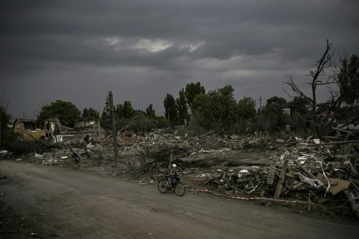 Those residents still living in Dobropillya were mystified as to why the town was targeted