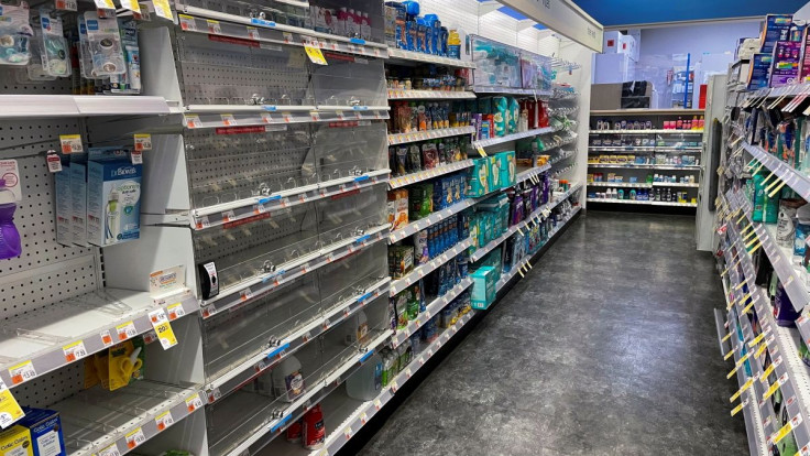 Empty infant formula shelves are seen at a Duane Reade store in New York, New York, U.S. June 6, 2022. 