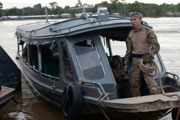 Experts from the Federal Police arrive in Atalaia do Norte, Brazil, on June 14, 2022, as part of the probe into the disappearance of British journalist Dom Phillips and Indigenous specialist Bruno Pereira