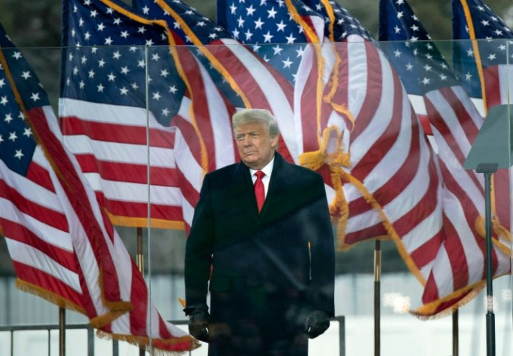 Former US president Donald Trump instructed the crowd to march on the Capitol on January 6, 2021