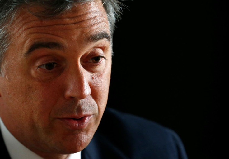 Riccardo Orcel, Deputy CEO of VTB Group, gives an interview during the Reuters Russia Investment Summit in Moscow September 26, 2012.