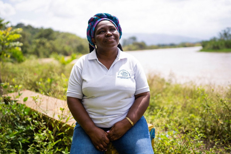 Clemencia Carabali, 51, mentor and close friend of Colombian left-wing vice-presidential candidate Francia Marquez poses for a picture in La Balsa, Colombia June 10, 2022.