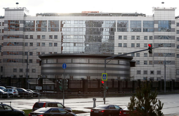 A general view shows the headquarters of the Main Directorate of the General Staff of the Armed Forces of the Russian Federation, formerly known as the Main Intelligence Directorate (GRU), in Moscow, Russia October 4, 2018. 