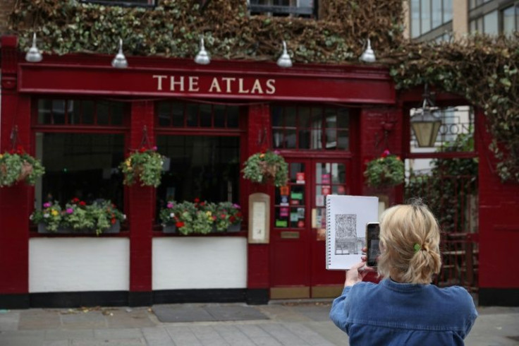 She chooses some pubs to sketch herself. Others are suggested by followers on social media