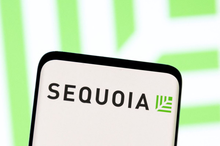 Sequoia logo is seen on smartphone in this illustration taken, June 13, 2022. Illustration picture taken June 13, 2022. 