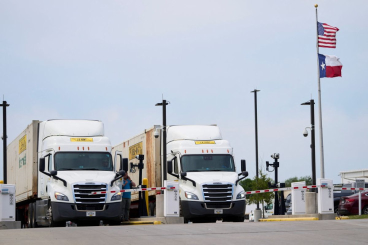 A crew works at AllianceTexas, a 27,000 acre business complex boasting some of the countryâs largest freight operations, in Fort Worth, Texas, U.S., May 18, 2022. 