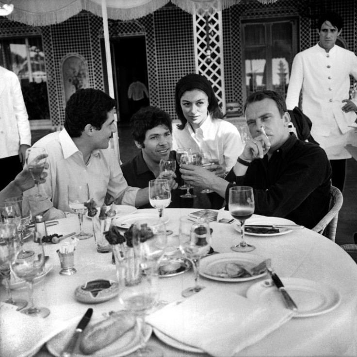 Lelouch and his cast celebrate winning the Grand Prix at Cannes for A Man and a Woman' in 1966