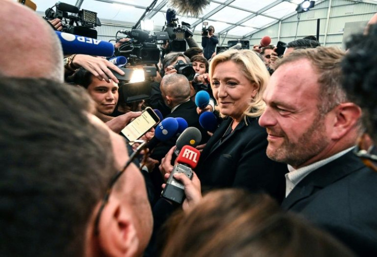 Le Pen hailed a historic result for her party