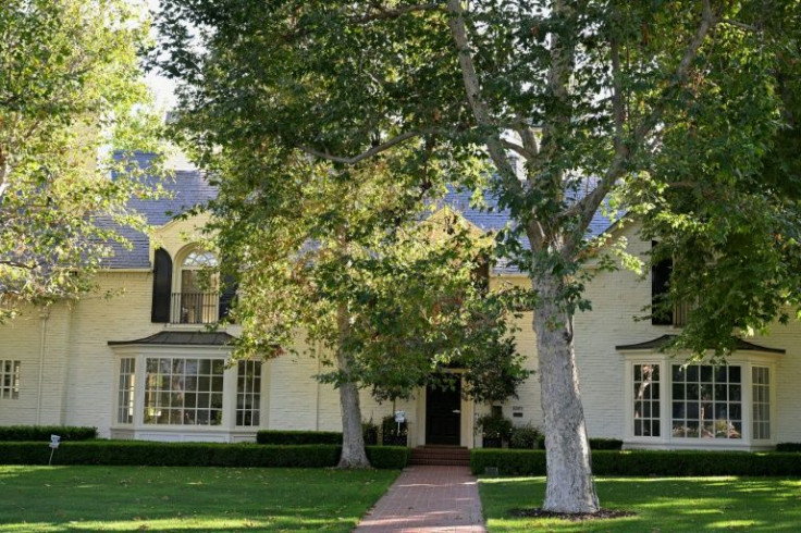 The house on North Roxbury Drive in Beverly Hills, California is owned by internet mogul Eric Baker, the co-founder of internet ticket empire StubHub