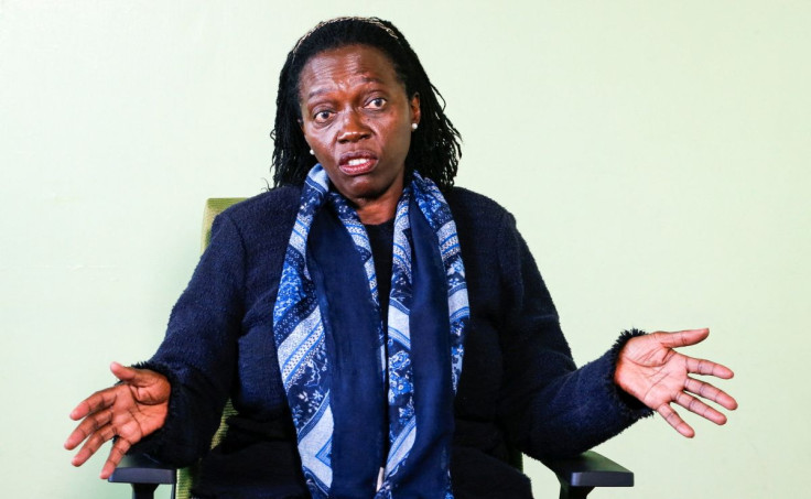 Martha Karua, the running mate to Kenya's opposition leader and presidential candidate Raila Odinga of the Azimio la Umoja' (Declaration of Unity), attends an interview with Reuters in Nairobi, Kenya, June 14, 2022.