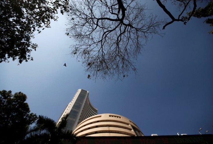 A bird flies past the Bombay Stock Exchange (BSE) building in Mumbai, India, January 31, 2020.