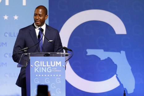 Democratic Florida gubernatorial nominee and Tallahassee Mayor Andrew Gillum concedes the race to U.S. Rep. Ron DeSantis at his midterm election night rally in Tallahassee, Florida, U.S. November 6, 2018. 