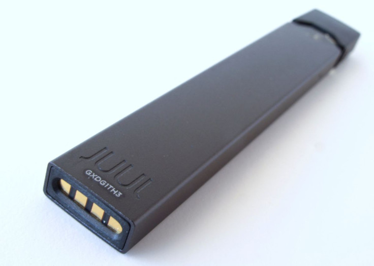 An electronic cigarette device made by JUUL is shown in this picture illustration taken September 14, 2018. 