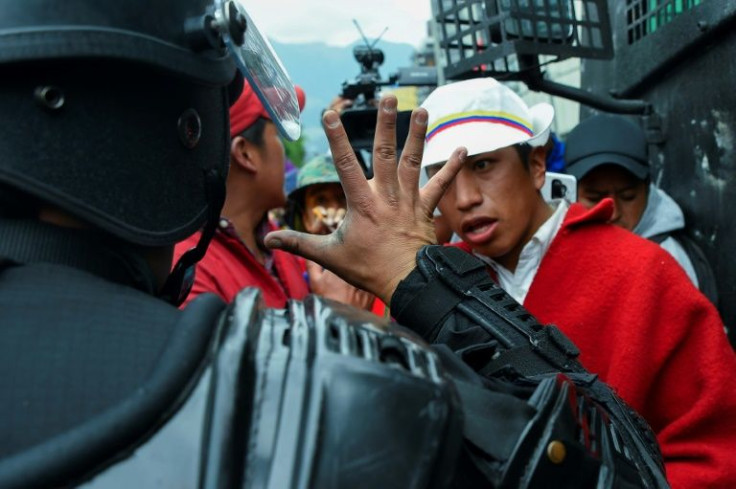 The demonstrations were called by the powerful Confederation of Indigenous Nationalities of Ecuador (Conaie)