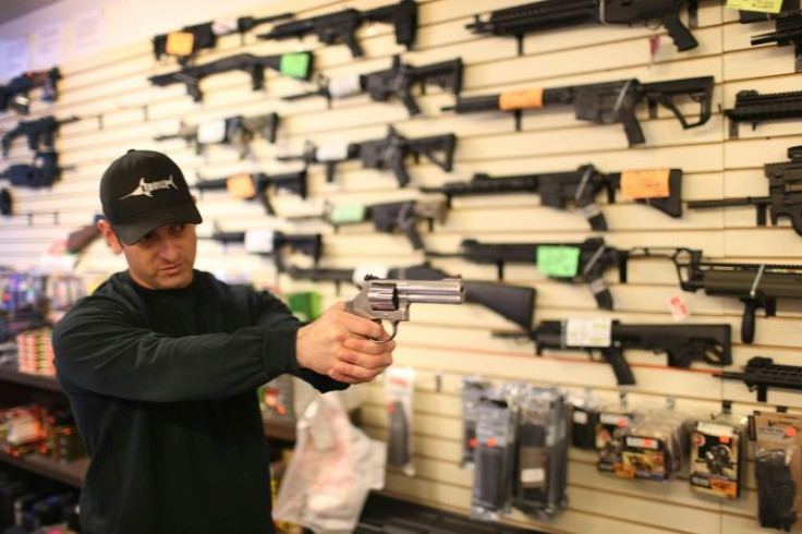A customer in a Florida gun store