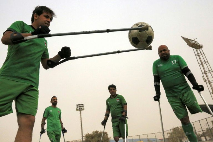 Iraq's amputee football team, made up of players who lost arms or legs in the country's conflicts, has qualified for the Amputee Football World Cup to be held in Turkey in late 2022