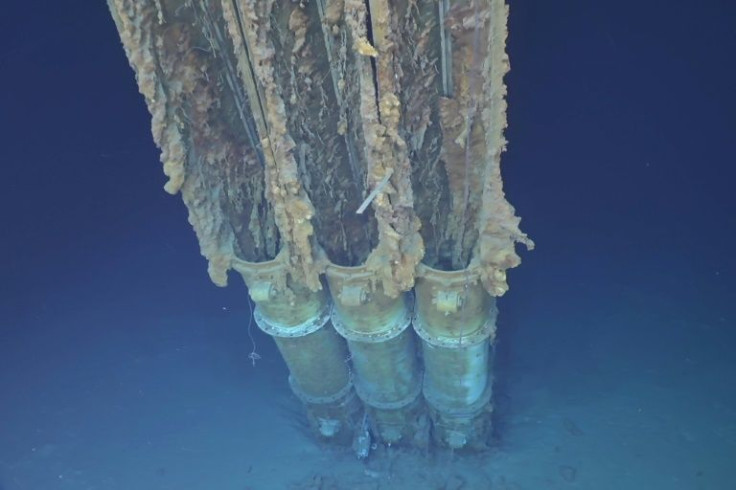 Torpedo tubes of the wreck of the USS Samuel B Roberts, which is resting at 6,895 metres, making it the deepest shipwreck ever located, according to the team that filmed it